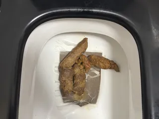 На картоне