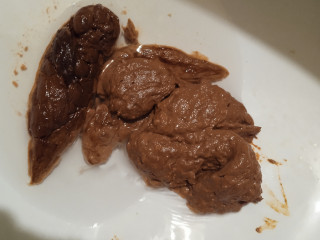Сосиска с пюрешкой