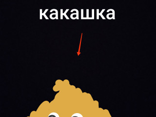 Нарисованная какашка